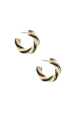 Twisted Open Circle Earring | Mixtshop LLC