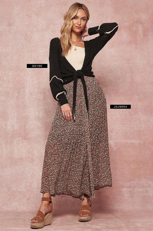 A Textured Knit Cardigan Sweater | Mixtshop LLC
