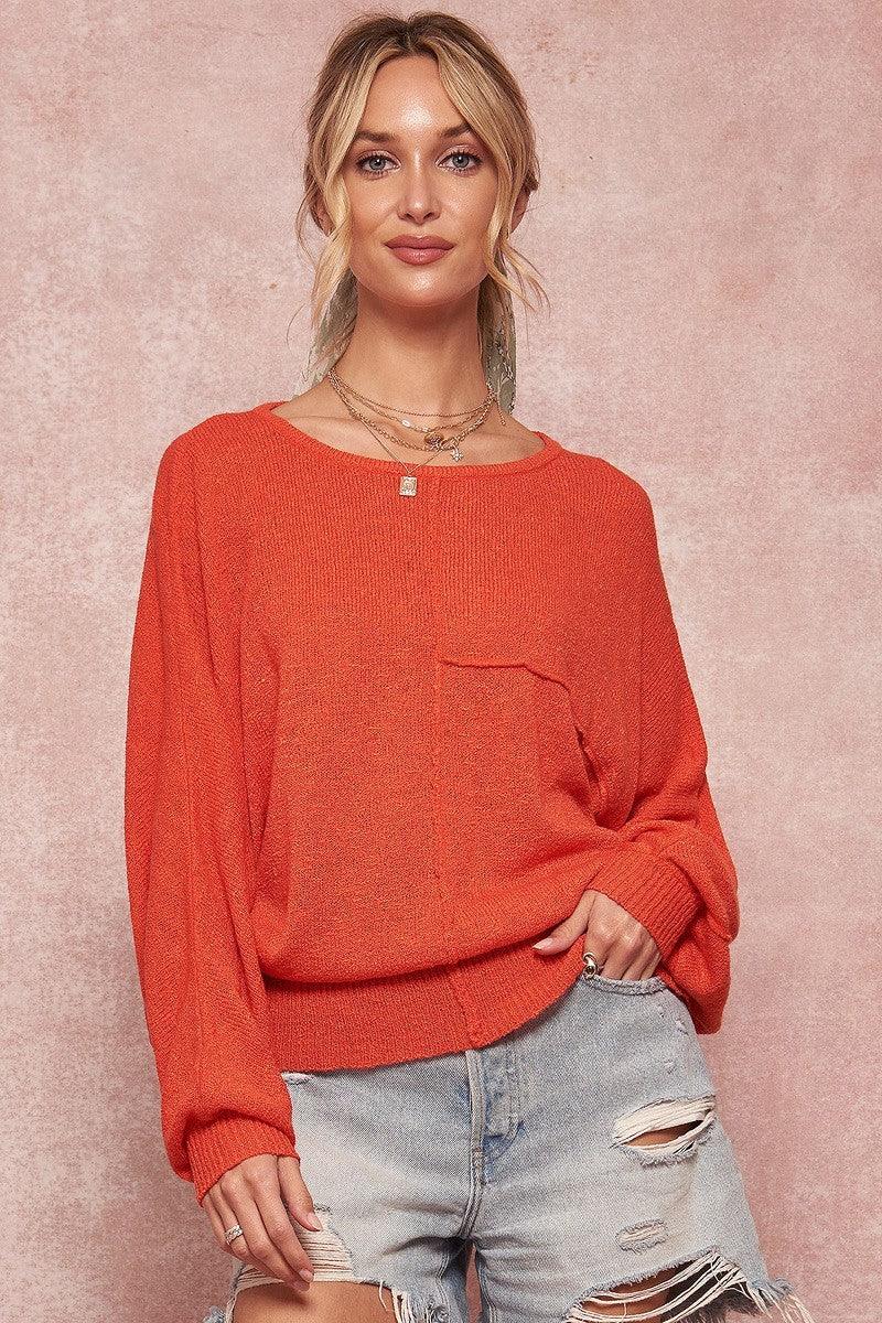 A Solid Knit Sweater | Mixtshop LLC Main image