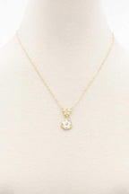 Double Flower Necklce | Mixtshop LLC