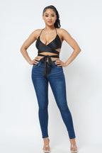 Satin Wrap Around Top | Mixtshop LLC