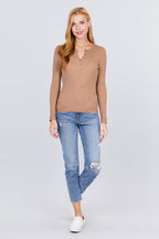 Viscose Henley Sweater | Mixtshop LLC