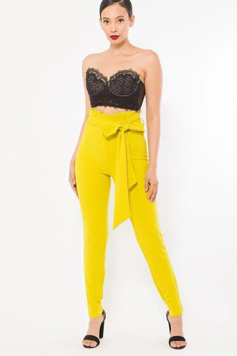High Waist Fashion Skinny Pants | Mixtshop LLC