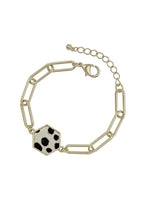 Metal Clothing Pin Chain Leopard Haircalf Bracelet | Mixtshop LLC