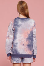 Tie-dye Printed Jersey Top | Mixtshop LLC