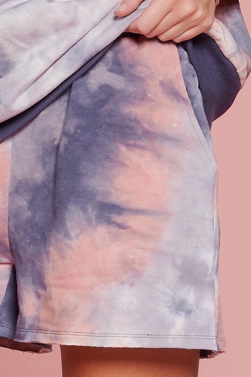 Tie-dye Printed Jersey Shorts | Mixtshop LLC