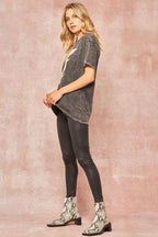 A Mineral Washed Graphic T-shirt | Mixtshop LLC