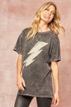 A Mineral Washed Graphic T-shirt | Mixtshop LLC