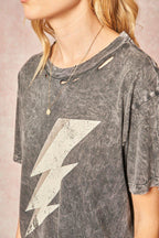 A Mineral Washed Graphic T-shirt | Mixtshop LLC