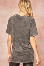 A Mineral Washed Graphic T-shirt | Mixtshop LLC