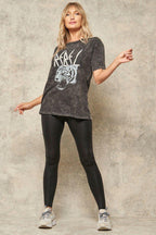 A Mineral Washed Graphic T-shirt | Mixtshop LLC