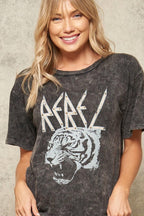 A Mineral Washed Graphic T-shirt | Mixtshop LLC