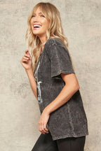 A Mineral Washed Graphic T-shirt | Mixtshop LLC