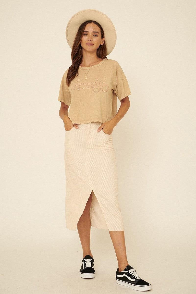 A Mineral-washed Graphic Tee | Mixtshop LLC