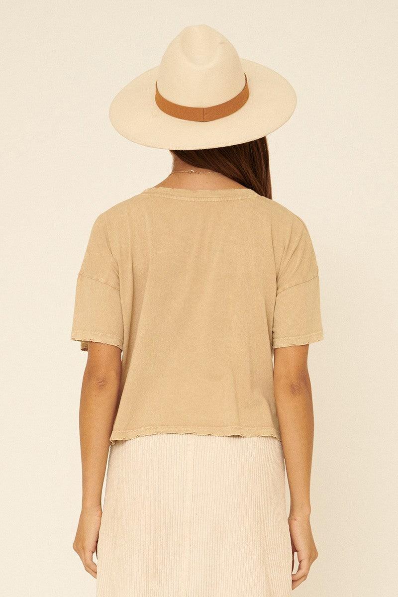 A Mineral-washed Graphic Tee | Mixtshop LLC