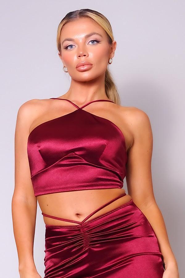 Sexy Halter Front Crop Top | Mixtshop LLC Main image