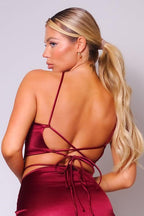Sexy Halter Front Crop Top | Mixtshop LLC