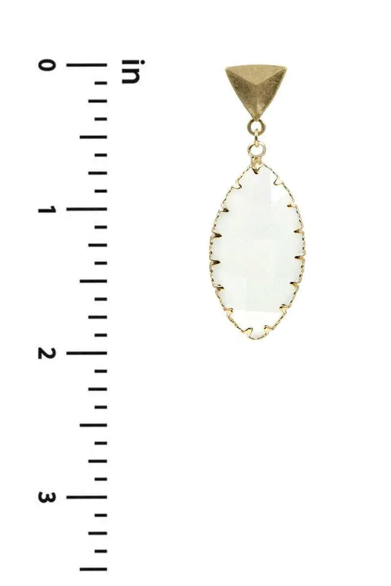 Triangle Resin Dangle Earring | Mixtshop LLC