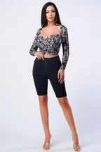 Zip Up Biker Shorts | Mixtshop LLC