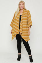 Kimono Style Striped Cardigan | Mixtshop LLC