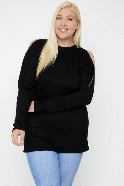 Long Sleeves Solid Top | Mixtshop LLC