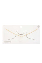Iridescent Moon Gold Dipped Necklace | Mixtshop LLC