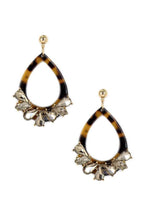 Acetate Rhinestone Teardrop Dangle Earring | Mixtshop LLC