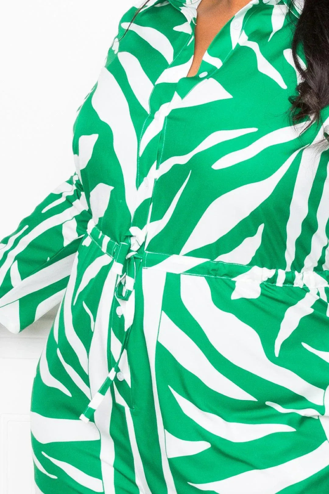 Button Up Long Sleeve Jumpsuit | Mixtshop LLC