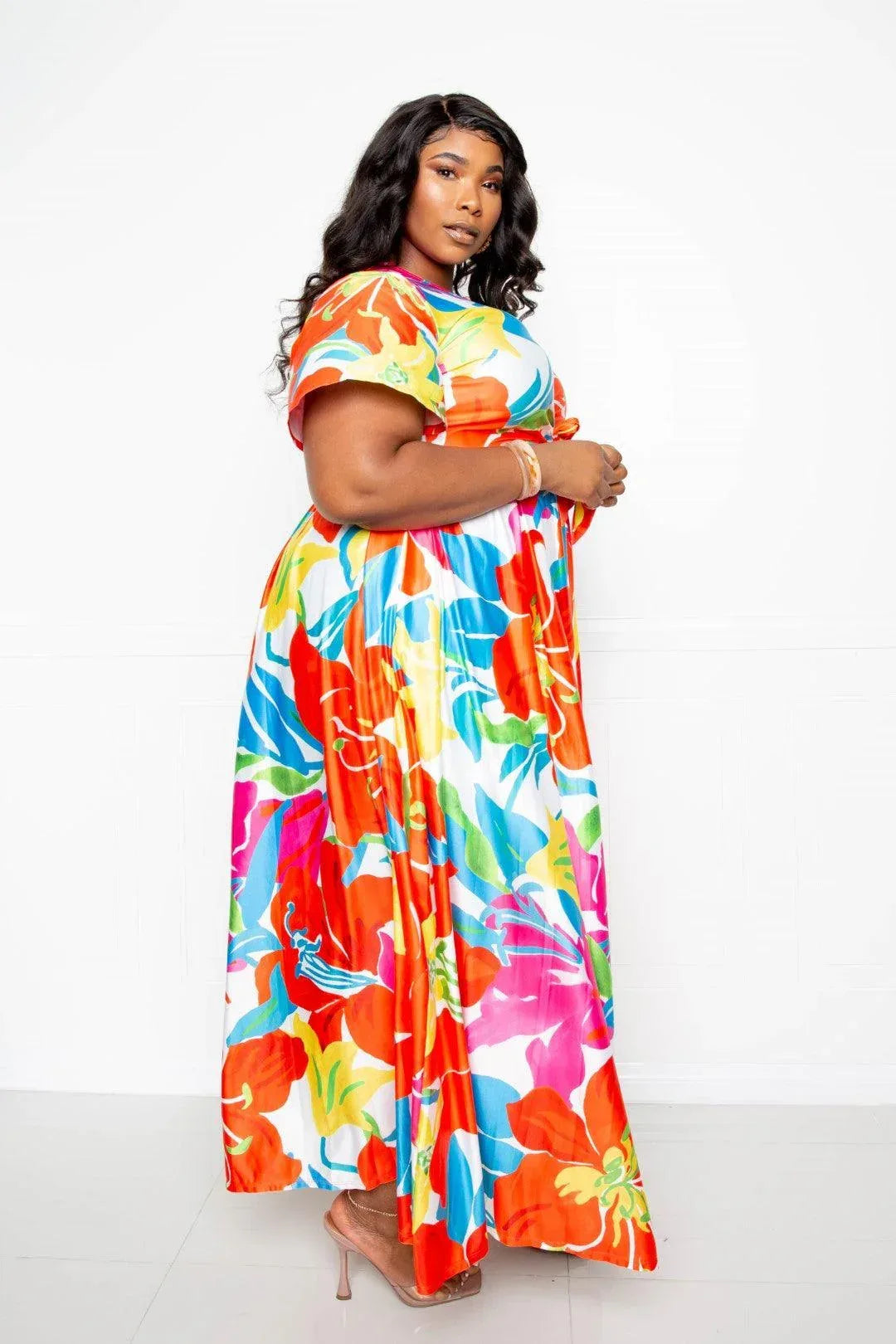Flower Maxi Skirt&top Set | Mixtshop LLC