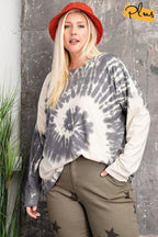 Plus Size Ls Special Washed Poly Rayon Knit Top | Mixtshop LLC