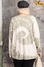Plus Size Ls Special Washed Poly Rayon Knit Top | Mixtshop LLC