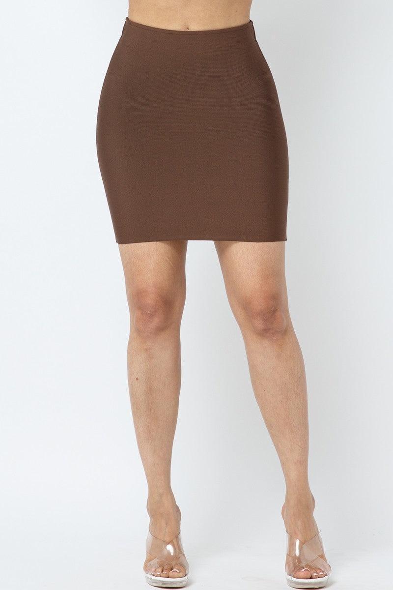 Bandage Mini Skirt | Mixtshop LLC Main image