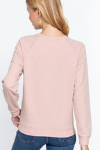 Sequins French Terry Pullover Top | Mixtshop LLC