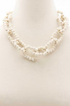 Color Wood Bead O Link Necklace | Mixtshop LLC