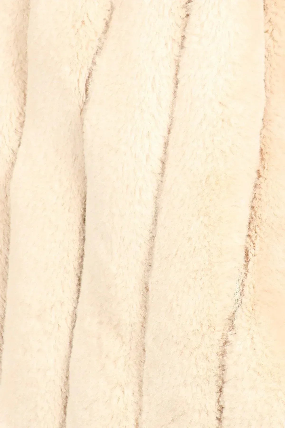Plus Size Faux Fur Vest Jacket With Open Front, Hi-lo Hem, And Pockets | Mixtshop LLC