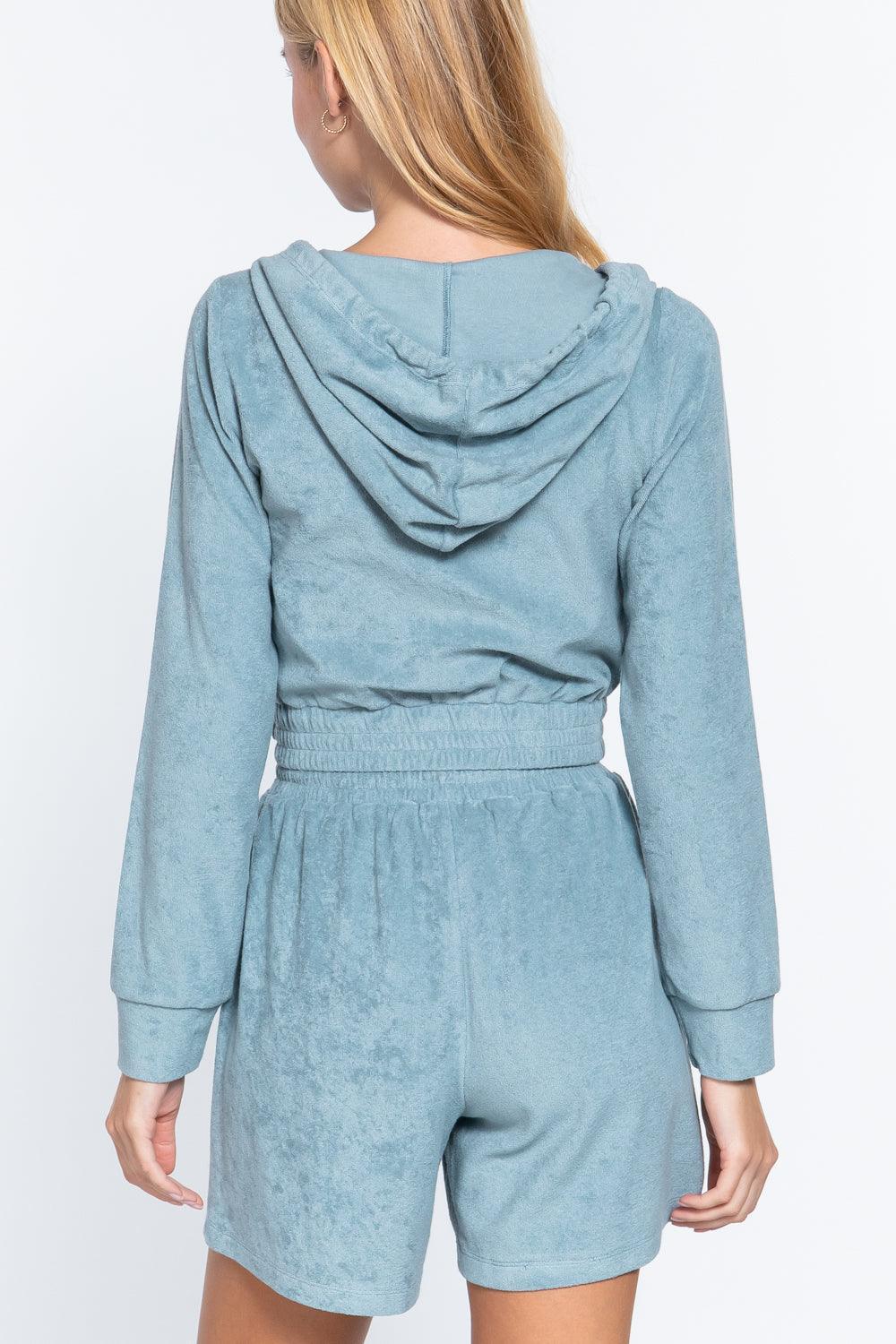 Hoodie Terry Towelling Jacket | Mixtshop LLC