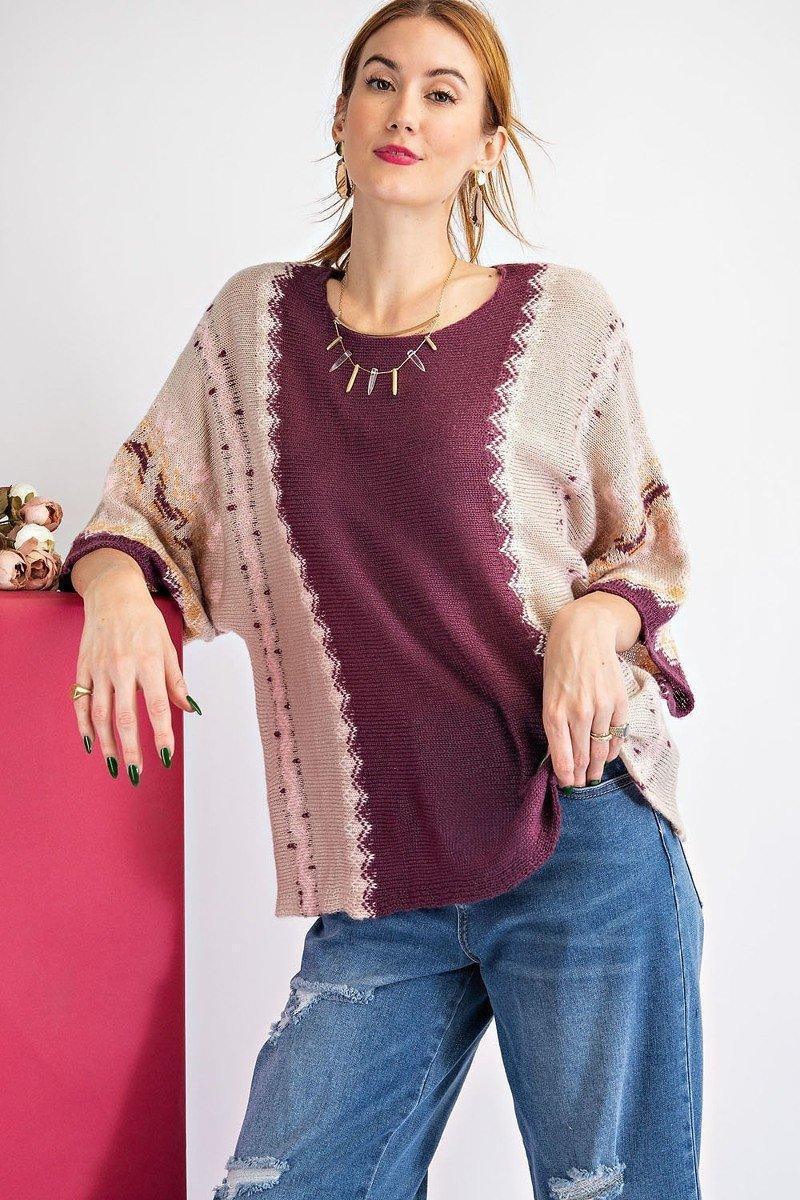 Multi Color Thread Sweater | Mixtshop LLC Main image