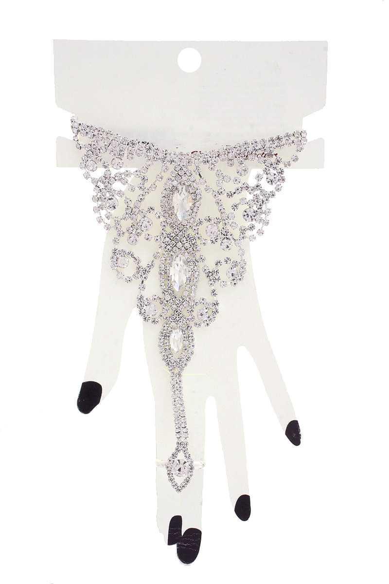 Marquise Rhinestone Hand Ring Bracelet | Mixtshop LLC