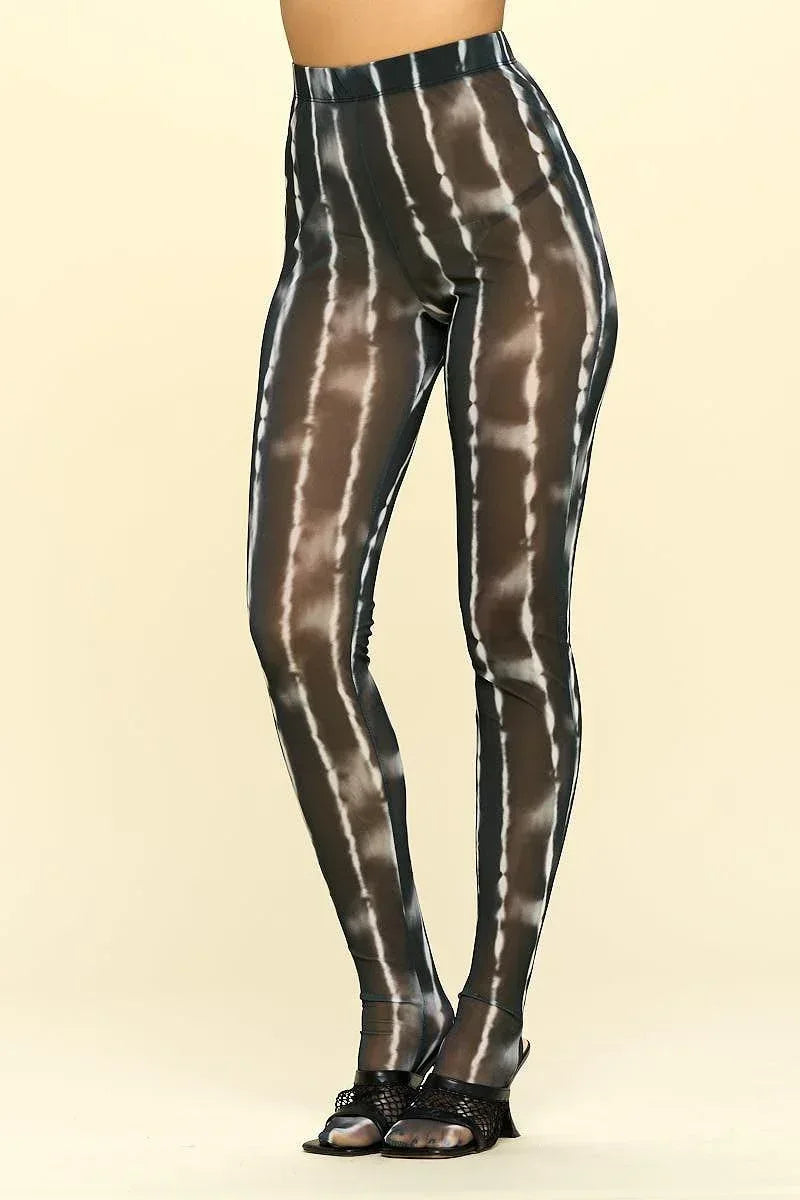 Sheer High Rise Leggings Secondary image