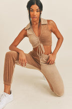 Two-tone Color Two-piece Set | Mixtshop LLC