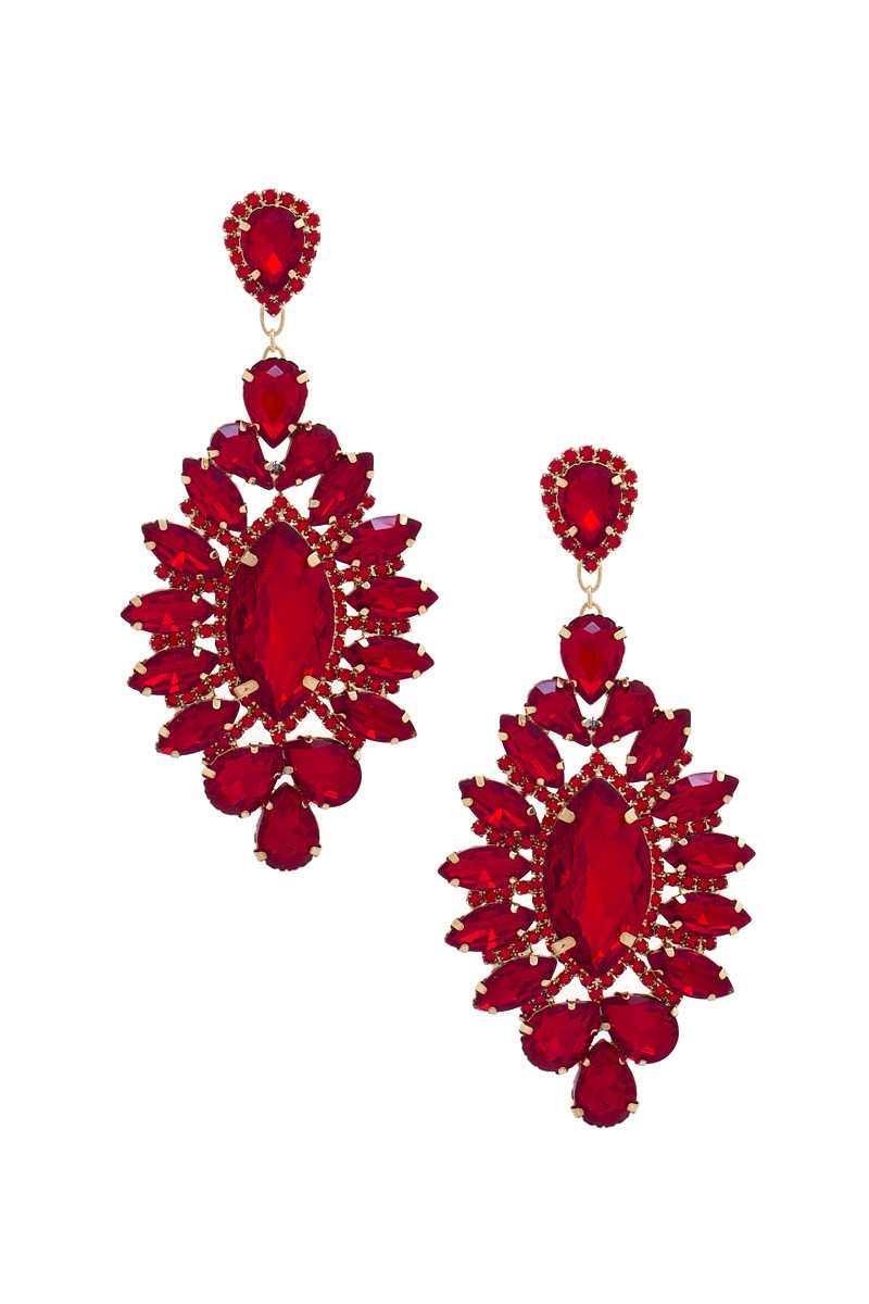 Marquise Rhinestone Dangle Earring | Mixtshop LLC Main image