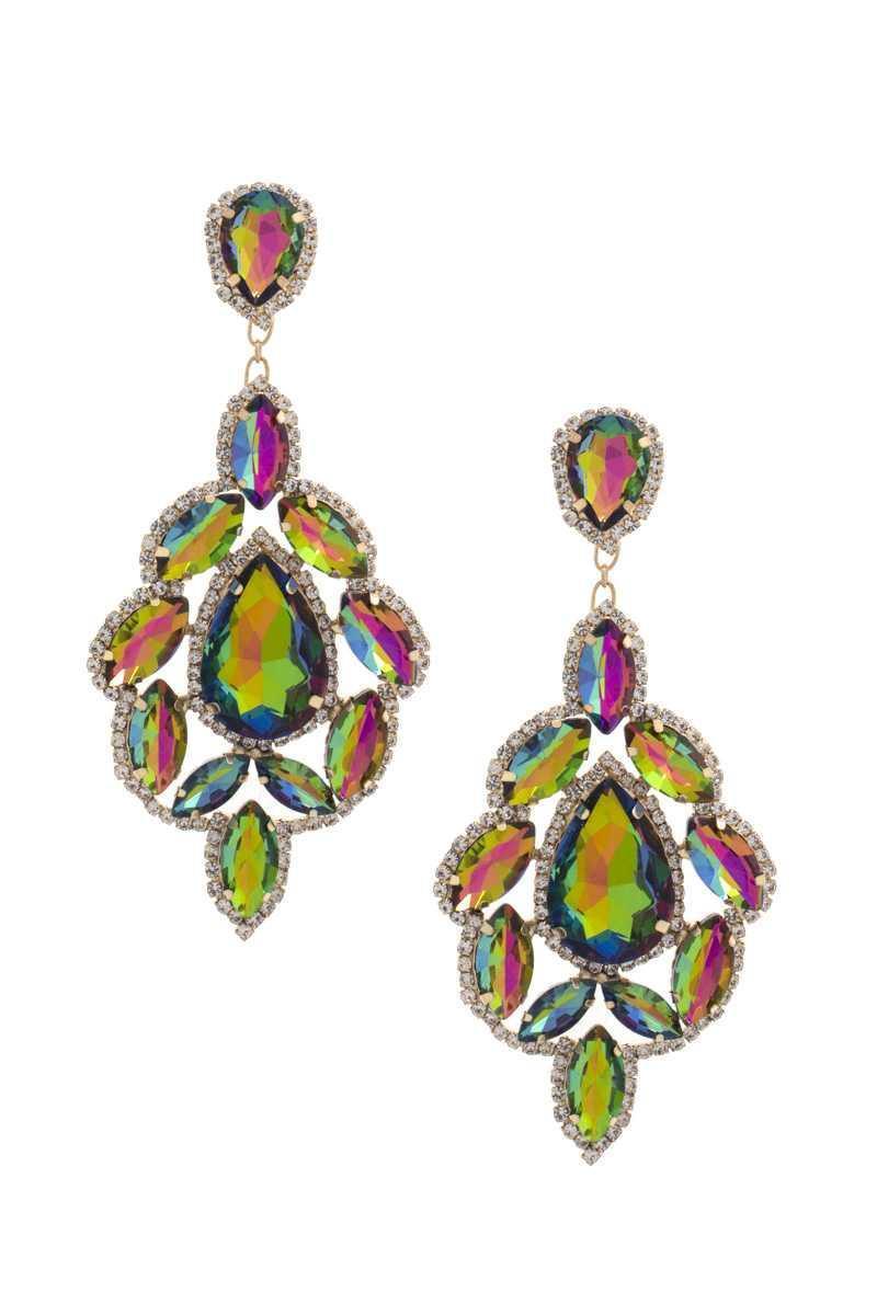 Teardrop Rhinestone Dangle Earring | Mixtshop LLC