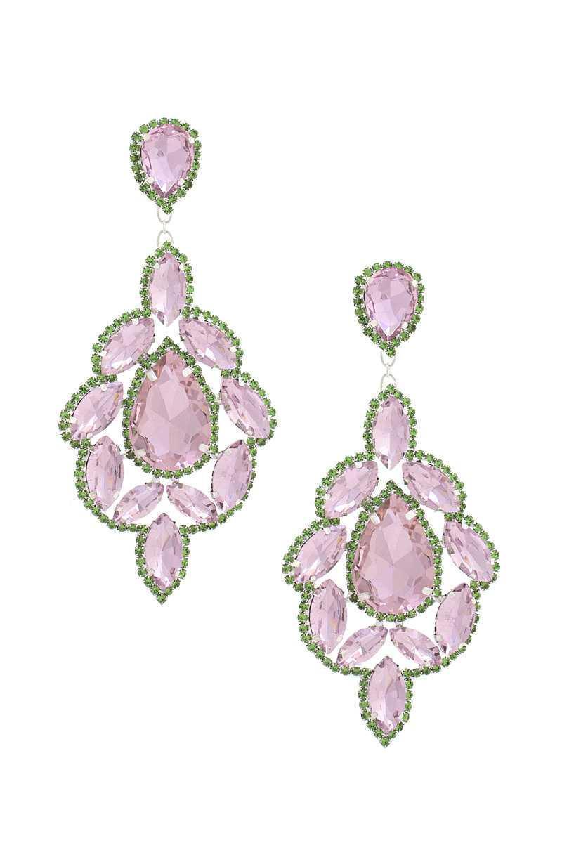 Teardrop Rhinestone Dangle Earring | Mixtshop LLC