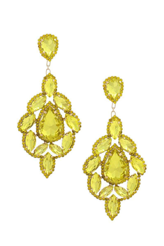 Teardrop Rhinestone Dangle Earring | Mixtshop LLC