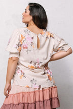 Floral Printed Woven Blouse | Mixtshop LLC