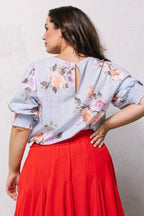 Floral Printed Woven Blouse | Mixtshop LLC