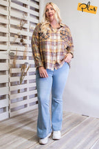 Plaid Mix Button Down Shirt | Mixtshop LLC