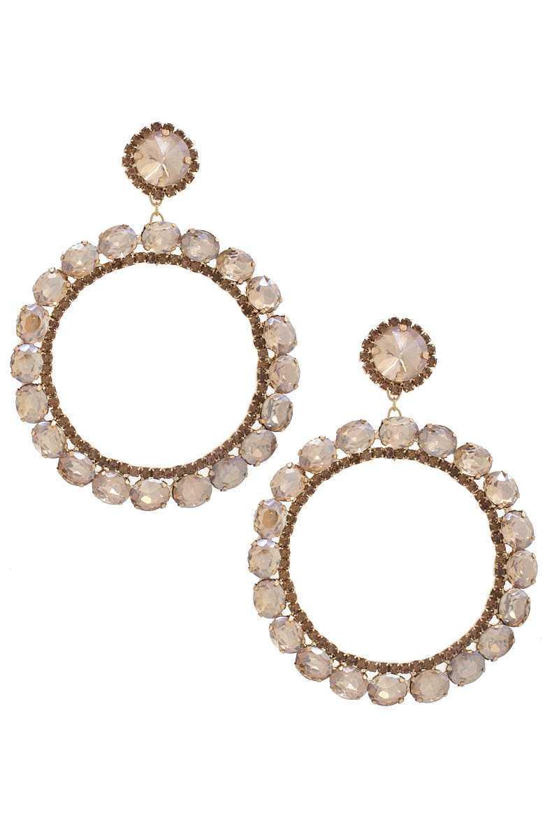 Rhinestone Dangle Earring | Mixtshop LLC Main image