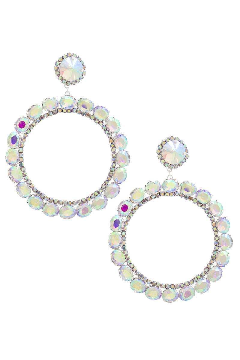 Rhinestone Dangle Earring Secondary image