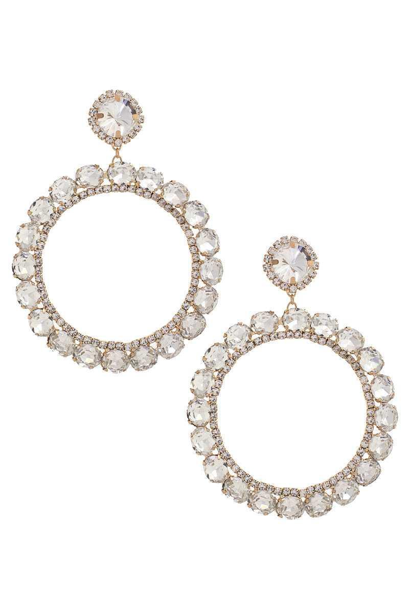 Rhinestone Dangle Earring | Mixtshop LLC